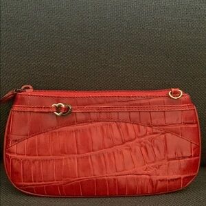 Brighton Crocodile-Embossed Style Wallet/Clutch